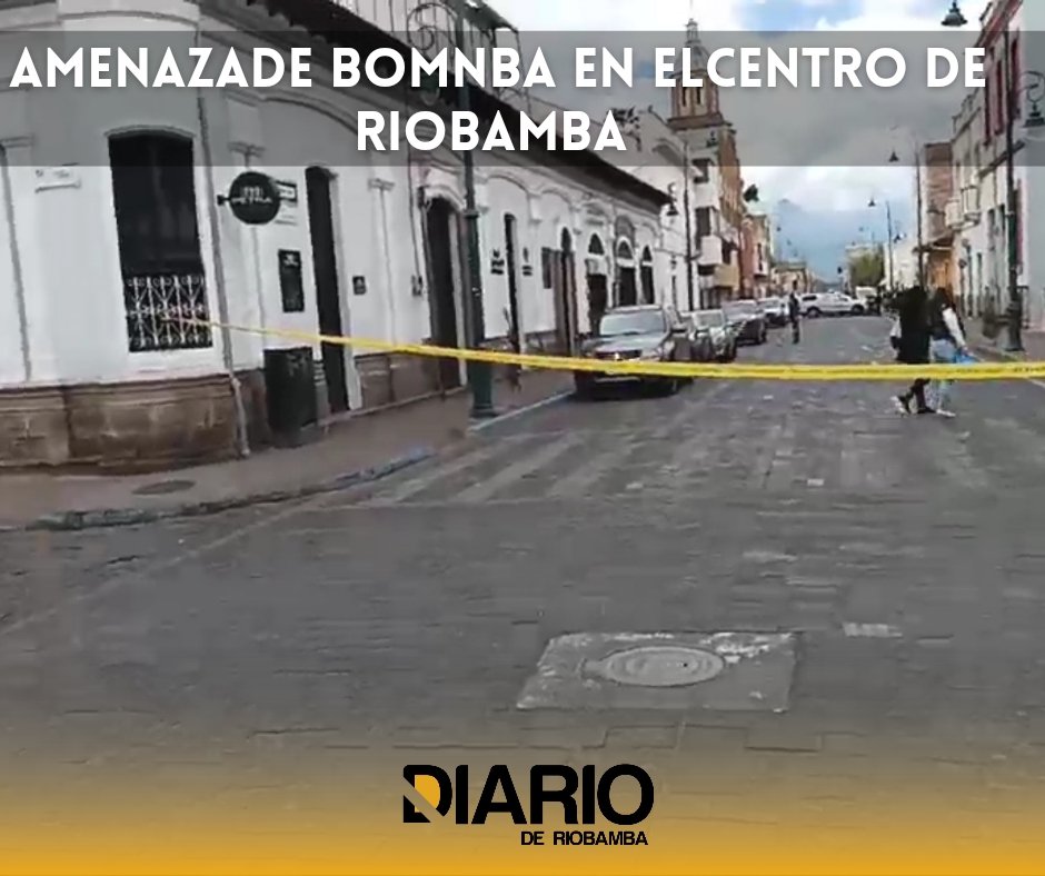DiariodeRio's tweet photo. #Seguimiento #AlertadeBomba #Riobamba En directo: https://t.co/8AbrY6uox6 https://t.co/c6B5vhSF5o