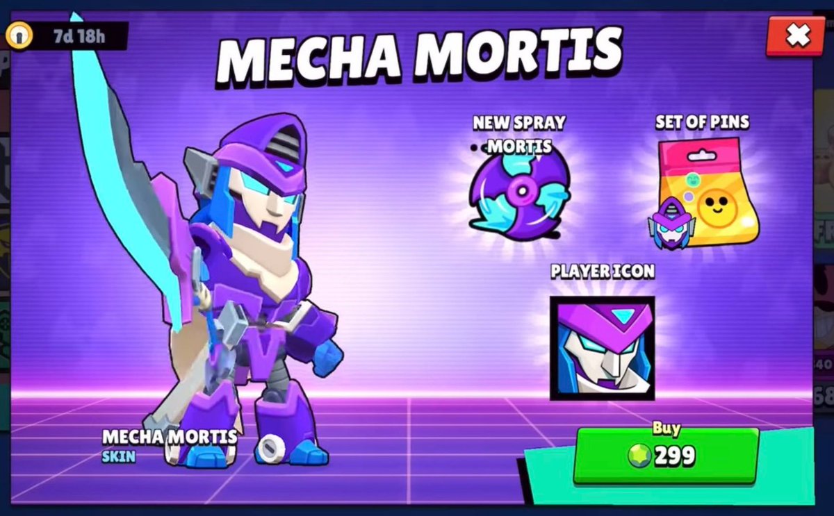 🥳 SORTEO x1 MECHA MORTIS🥳

✅ Seguirme
✅ Like + RT 
✅ Comenta tu brawler favorito

Ganadores en 24h, mucha suerte❤️💪