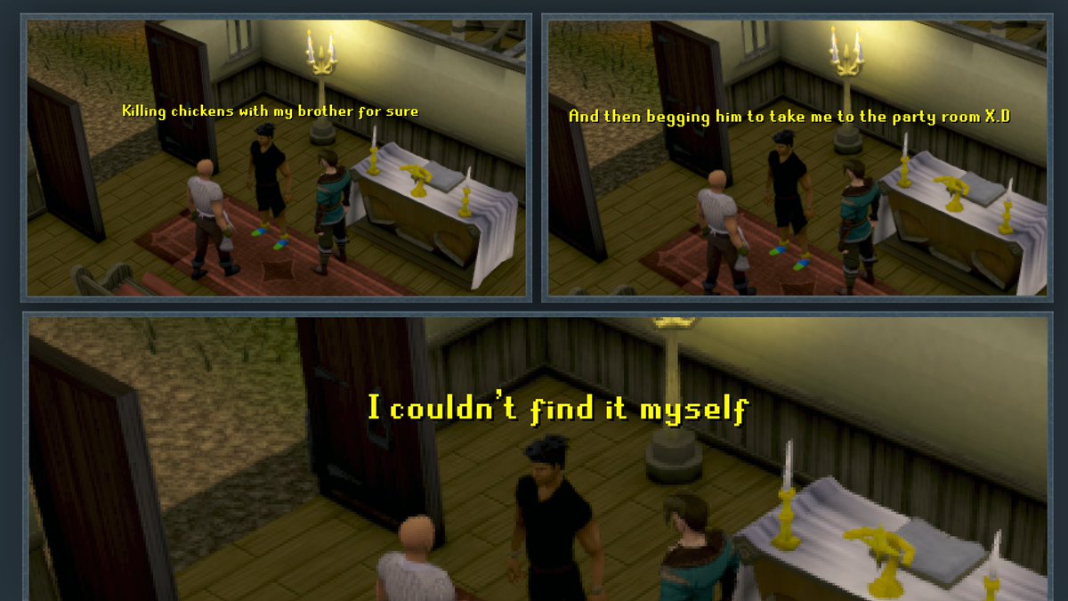 RuneScape's tweet photo. A trip down memory lane...

Credit: @Benjo_RS 

#runescape #throwback https://t.co/06Po2vYlnN