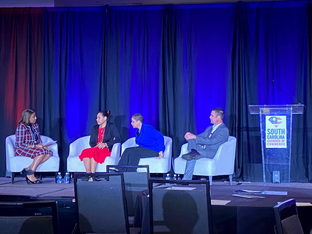 MidlandsTechCCE's tweet photo. Thank you to the SC Chamber of Commerce and SC Department of Employment and Workforce for including MTC’s Jeremy Catoe, Business Solutions Director, on their apprenticeship panel today in Greenville at the Statewide Workforce Development Symposium. https://t.co/pSyEtxVDdp