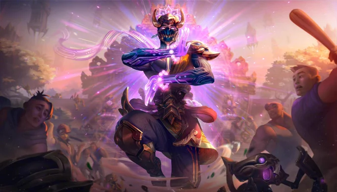 Three Honors Malzahar Splash by West Studio, don't know specific artist yet 