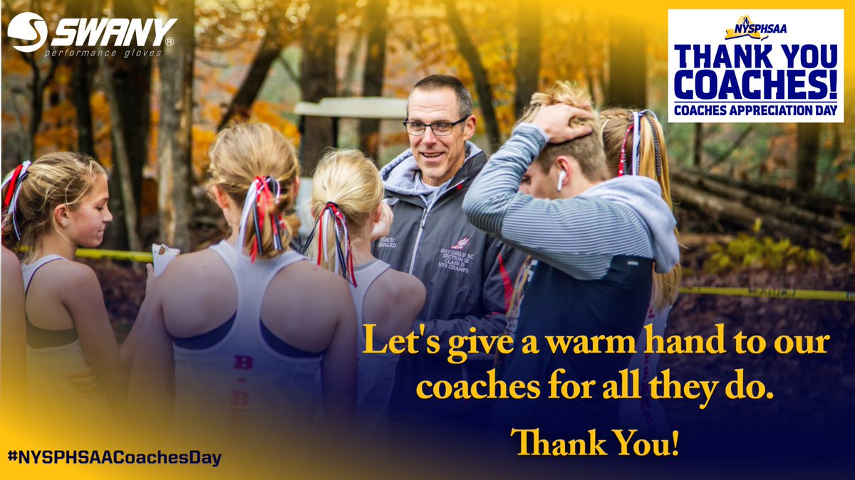 NYSPHSAA's tweet photo. #NYSPHSAA Coaches Appreciation Day(s) starts today! 

@SwanyGloves wants to give a warm hand to the fall sports coaches for all they do.

Nominate your fall sports coach by using the link provided, and they could be honored by the NYSPHSAA!

https://t.co/XsvQnelFC4 https://t.co/BuA59WhLAk