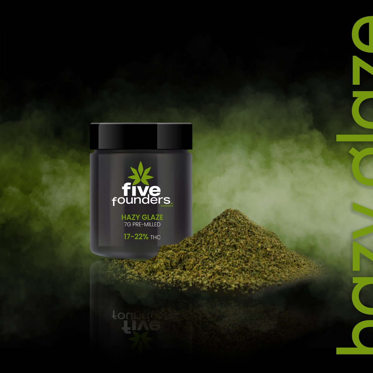 AgMedicaBio's tweet photo. Our recreational brand, Five Founders, is proud to launch the popular Hazy Glazy line-up of products in Ontario.

This line-up features 7g Hazy Glaze Pre-Milled and 20 x 0.35g Hazy Glaze Pre-Rolls.

#AgMedica #LicensedProducer #FiveFounders #HazyGlaze #ExcellentValue https://t.co/8tsR3ZYb7v