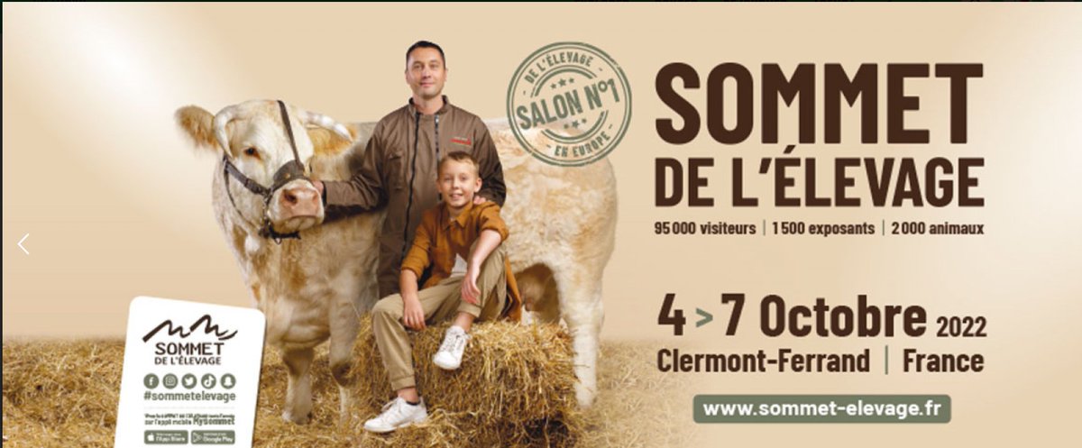 C'est parti pour le Sommet de l'Elevage !!🐄 🐏 🐎
Nous souhaitons un très bon salon à nos 18 partenaires #agrofournisseurs et #coopératives exposants !
#fourrage #matériel #éleveurs #agriculteurs
Plus d'infos sur ces partenaires ici
👉 bit.ly/3rkN7Um
