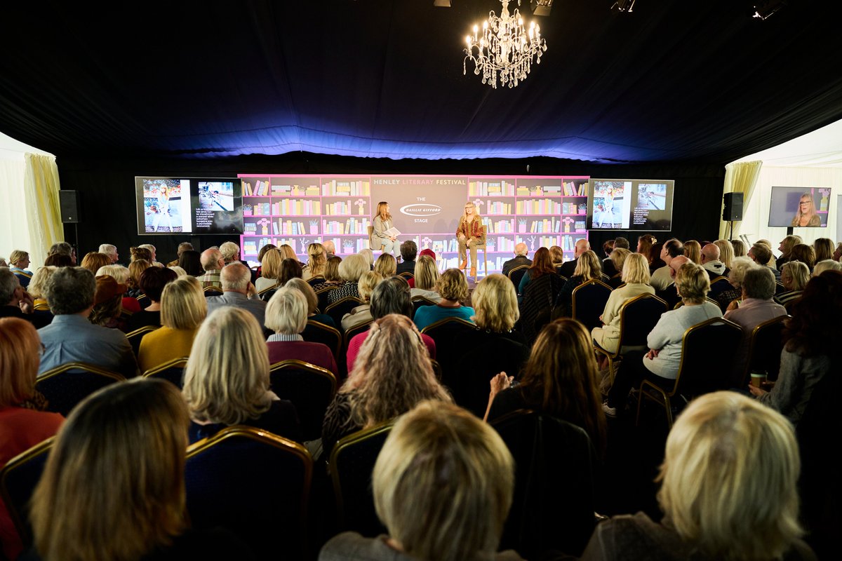 thepattieboyd's tweet photo. Busy day @HenleyLitFest - lovely to see so many fans &amp; followers today. Thanks to @scarletp for these fab pics. More to follow https://t.co/6Iu7RGcx5y