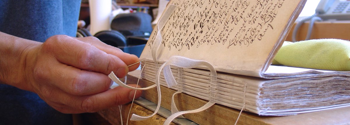 NEDCCInfo's tweet photo. From scrapbooks to State Constitutions—you name the type of bound volume, and it has most likely been treated at NEDCC. Here are behind-the-scenes treatment stories written by NEDCC's #bookconservators: https://t.co/nv3uaMtkbr. #NationalBookMonth https://t.co/oTKpeDmLmA