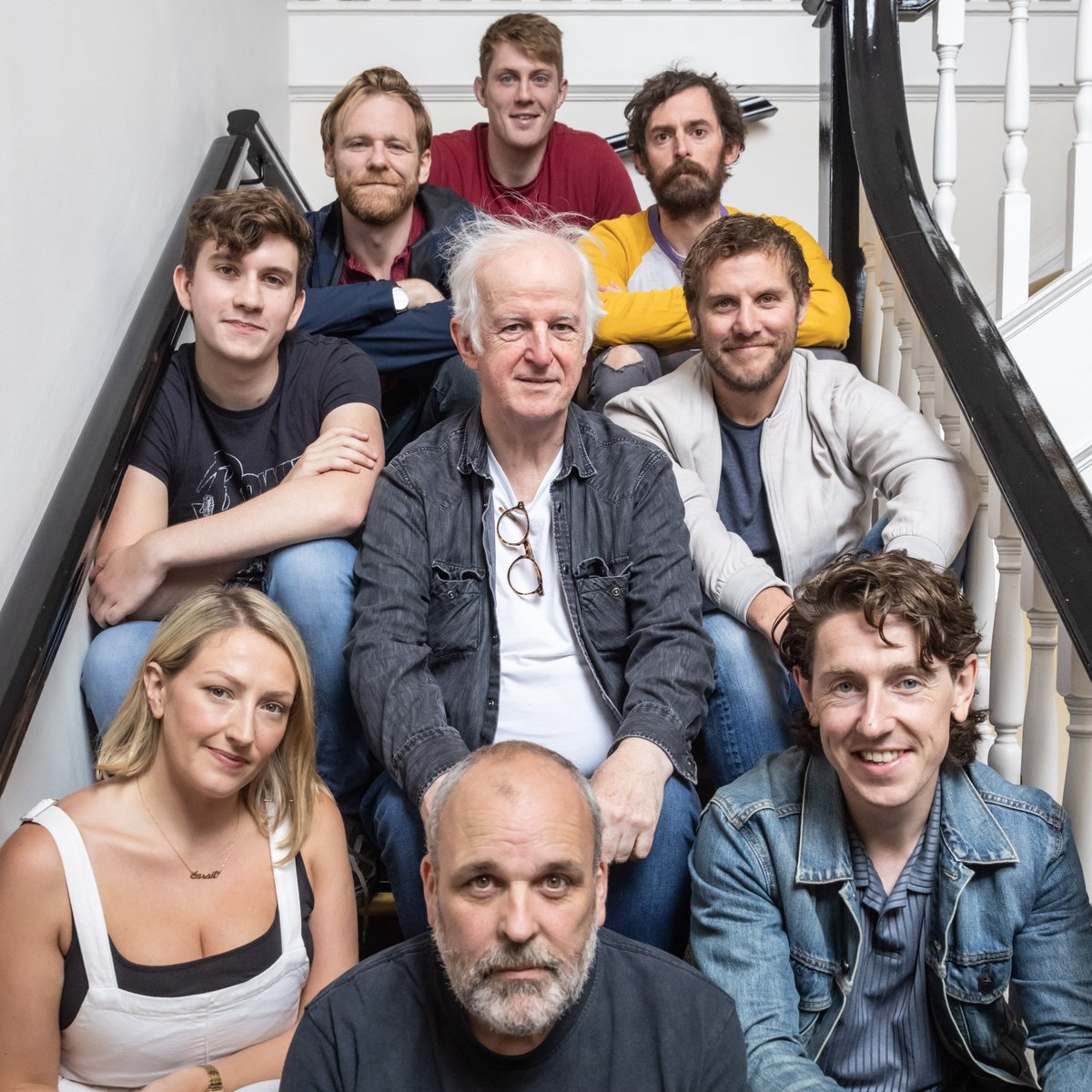 AbbeyTheatre's tweet photo. Previews kick off tonight for Tom Murphy’s #AWhistleInTheDark on the Peacock stage 🥳 Toi toi toi to this gang and the whole company for a great run 👏 @DubTheatreFest 
📸 @murray_ste https://t.co/dA7v1gZBdU
