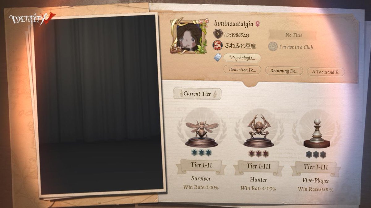 I'm playing Identity V. Fancy a game?