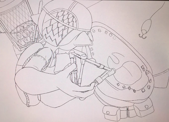 何回でも見て欲しくなるお蔵入り線画 