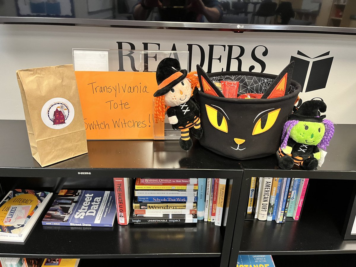LCHSCoCorner's tweet photo. Transylvania Transformation Totes went into mailboxes yesterday! Unleash your teaching beast with our Prepare-Engage-Reflect trifold, reading and discussion strategies, and tasty treats! #BeAnEagles @LakesEagles https://t.co/oSYXJHrOas