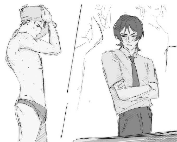 childe's in the swimming team and spots a certain someone he would never guess would show up to the competition GASP!! (college/high school au whatever u wanna call it) #chiscara 