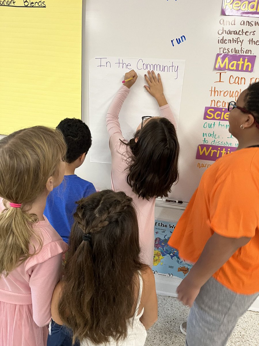 PES_ITS's tweet photo. No power is not an issue for our Digital Citizens at Providence Elementary. The book, When Charlie McButton Lost Power, inspired them to brainstorm ways of staying entertained at various places when the power goes out. #digitalcitizenship #vbits @Providence_ES @Principal_PES https://t.co/4EKIsxTlLJ