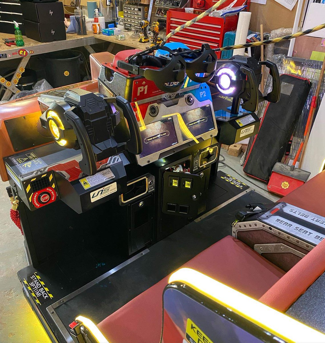 7Ten's tweet photo. New VR arcade cab "Sailors Quest" by #UNIS. Will be at next year's #EAG. Source: #InstanceAutomatics https://t.co/A6Rp5HLfce