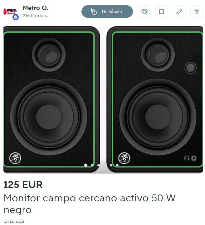 Metro_Outlet's tweet photo. Ahora vamos  con algo de sonido, excelentes equipos a precios de risa, aqui os dejo unos cuantos y si quereis mas, en nuestro perfil de wallapop podeis verlo https://t.co/WC9JL4nwfj https://t.co/6sXsNzaDfH