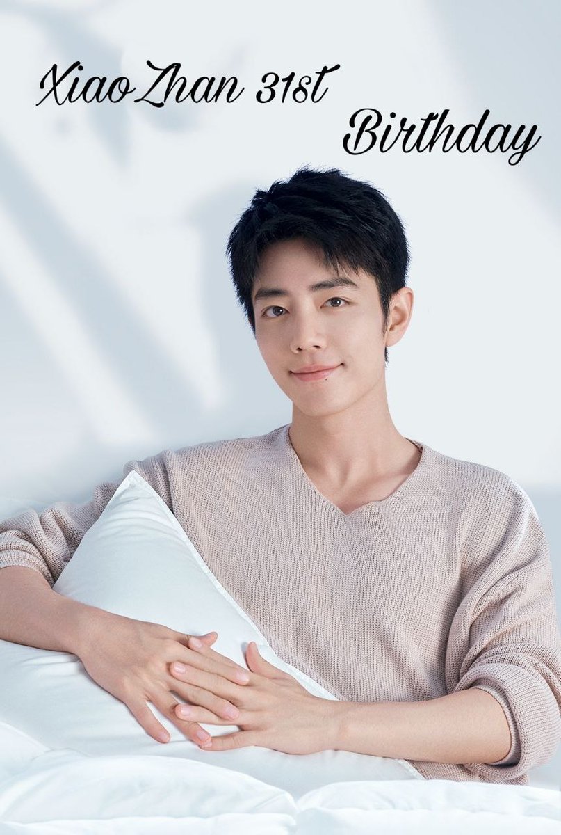 HAPPY BIRTHDAY XIAOZHAN
May all the stars shine upon you.💖

#XiaoZhan31stBirthday
#OurStarXiaoZhanDay