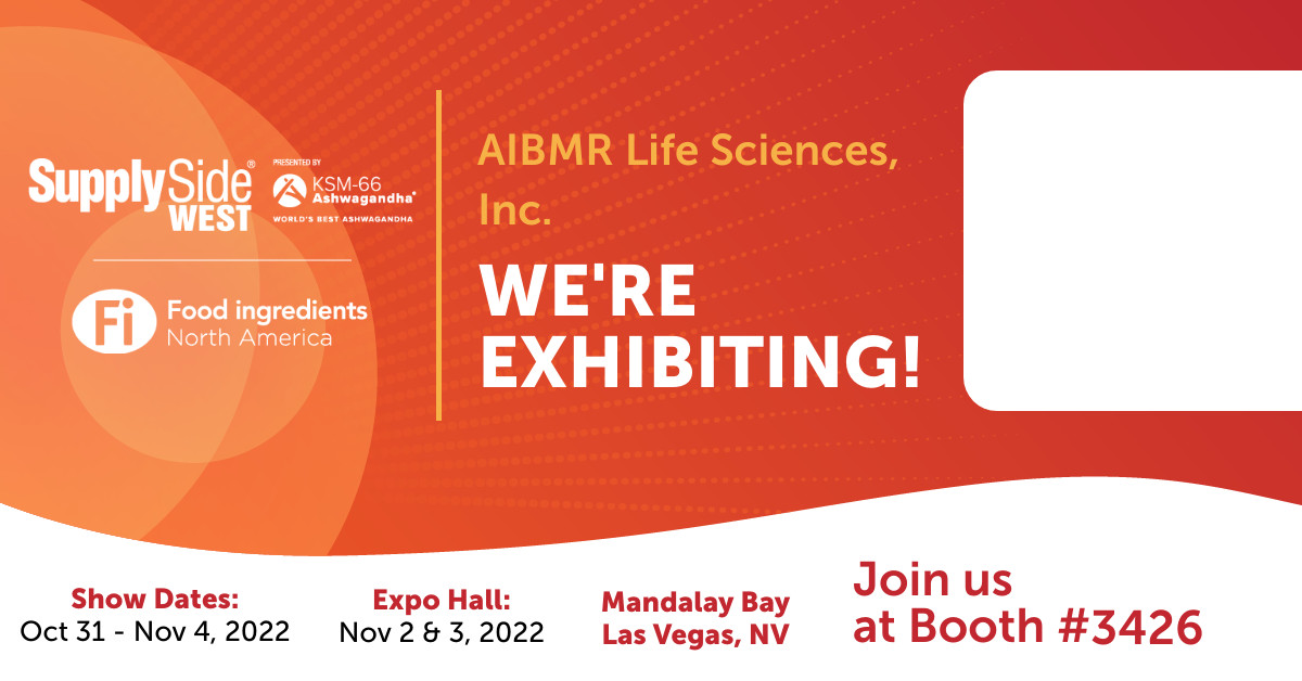 AIBMRinc's tweet photo. AIBMR will be back in Vegas at SSW! Come see us at Booth 3426 to discuss your product regulatory needs, including GRAS, NDI, and toxicology studies. @SupplySide #SSW22 https://t.co/5Ld9KH4rdF