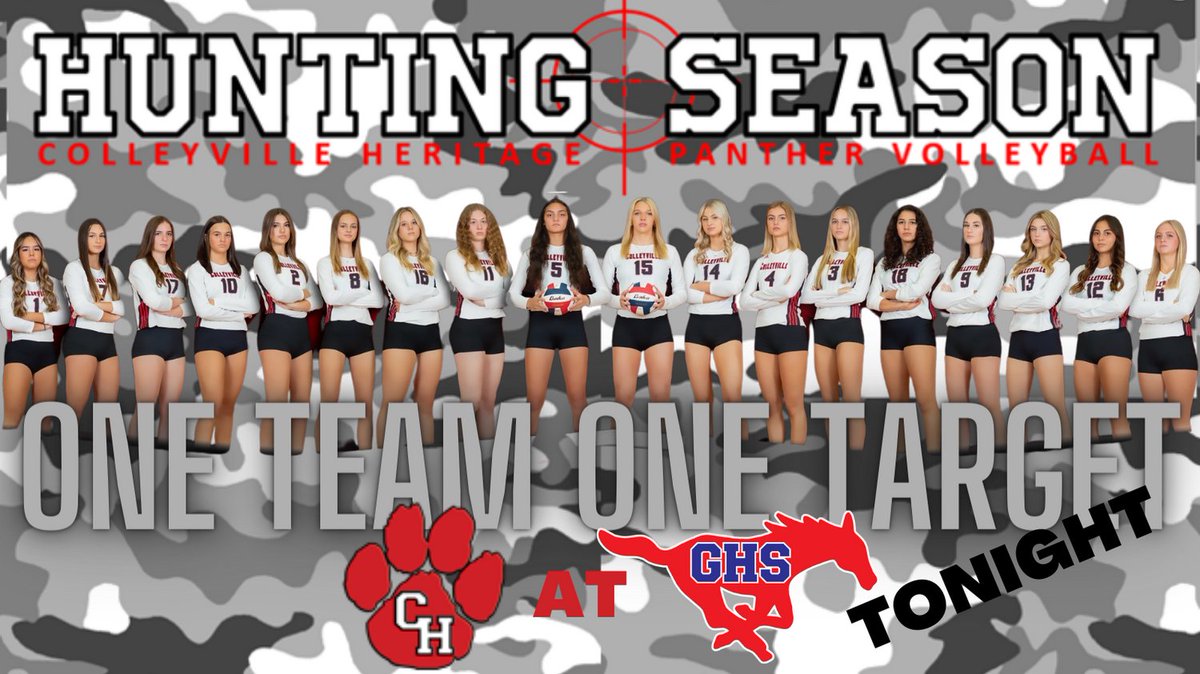 CHVBBoosters (@chvbboosters) on Twitter photo It's a black out...come support CHVB as they take on Grapevine tonight!
#CHVB #CHVBPanthers #CHPantherPride #PantherOn 🏐🐾❣
<a href="/VB_CHHS/">Colleyville Heritage Volleyball</a> <a href="/CHPantherPride/">Colleyville Heritage</a> @gcisd_athletics It's a black out...come support CHVB as they take on Grapevine tonight!
#CHVB #CHVBPanthers #CHPantherPride #PantherOn 🏐🐾❣
<a href="/VB_CHHS/">Colleyville Heritage Volleyball</a> <a href="/CHPantherPride/">Colleyville Heritage</a> @gcisd_athletics