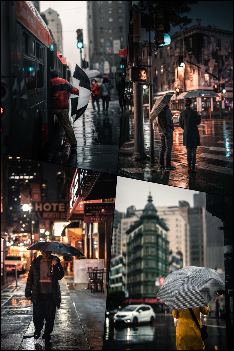 My favorite type of days and nights ☂️