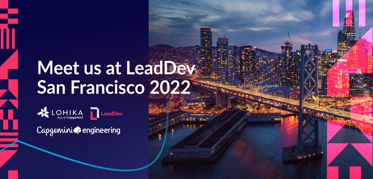 LeadDev San Francisco is a conference for engineering managers with behind-the-scenes case studies from top organizations. The cost is $1,499 to $2,398. Lohika is offering a 15% discount code -- fill out the form to request one. app.marketbeam.io/u/sB7pHW