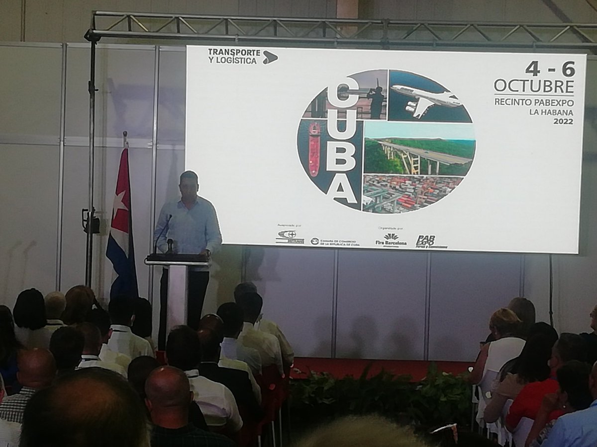 MitransCuba's tweet photo. Este martes quedó inaugurada la Feria Internacional de Transporte y Logística #FITL2022, que sesionará del 4 al 6 de este mes, con la participación de una decena de países. Presidieron el inicio de esta cita comercial @JorgeLuisPerd20 @E_RdgzDavila @BetsyDazVelzqu2 @JuannCarlosGG https://t.co/oSN4L8XWjA