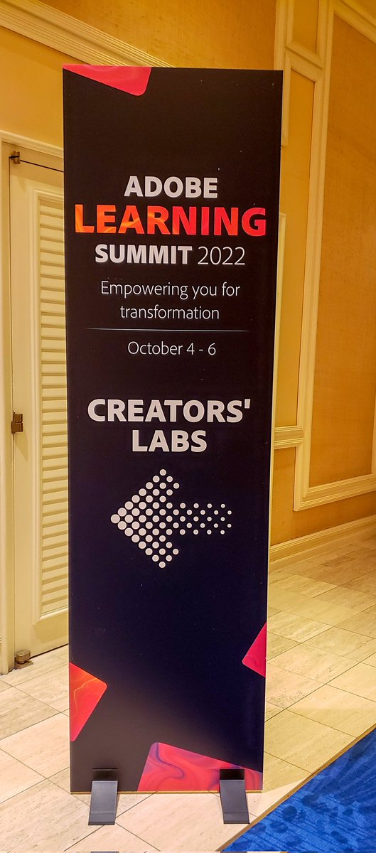mrfordsclass's tweet photo. First day of the #AdobeLearningSummit here with @CFordTE https://t.co/GSFLGPgo56