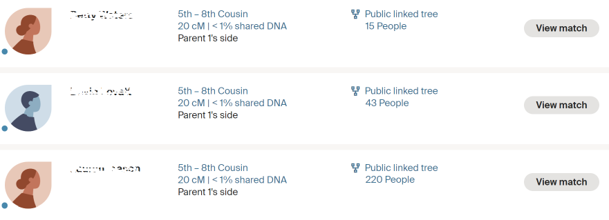 Ancestry's SideView for matches went live today - and then it disappeared again... shame, because it was looking really good! <a href="/CristaCowan/">Crista Cowan 🍃Ancestry Corporate Genealogist</a> <a href="/Ancestry/">Ancestry</a>