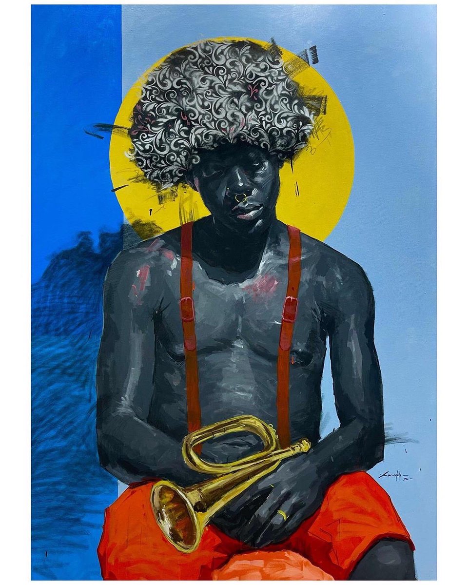 pfartcollective's tweet photo. As a metaphoric artist currently living in Lagos, it came as a shock to learn that Akindele John never thought of becoming an artist when he was younger until he grew to discover art within him. "I was inspired by nature and I discovered the art in me," he says. https://t.co/lAtAdCvh1y