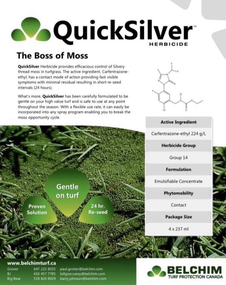 The Boss of Moss from your friends at Belchim.