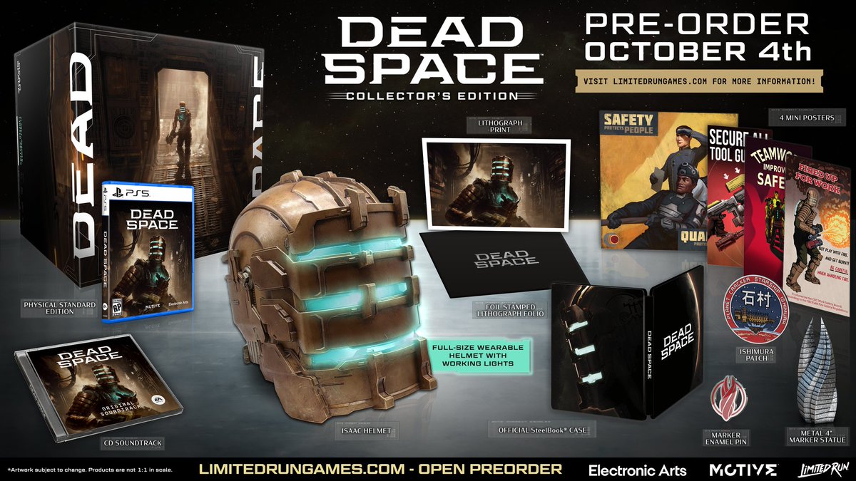 ResiEvilCentral's tweet photo. The Collector's Edition of the Dead Space Remake looks absolutely insane.

Amazing work, @LimitedRunGames.

I wish I could afford it 😭

#DeadSpace https://t.co/R8xLCuJ2lc