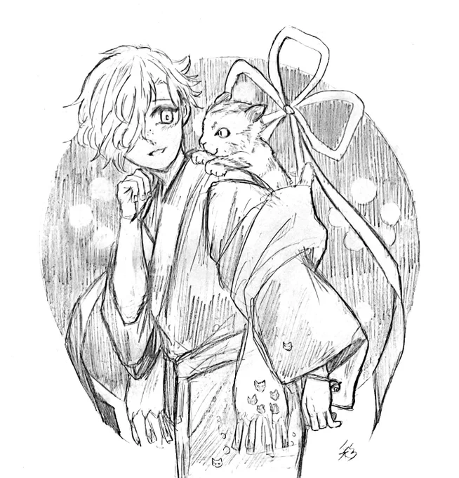 tkrb 五虎退🐯
アナログで描いた〜ごこちゃん可愛い!
玉集め一緒に頑張る✊ 