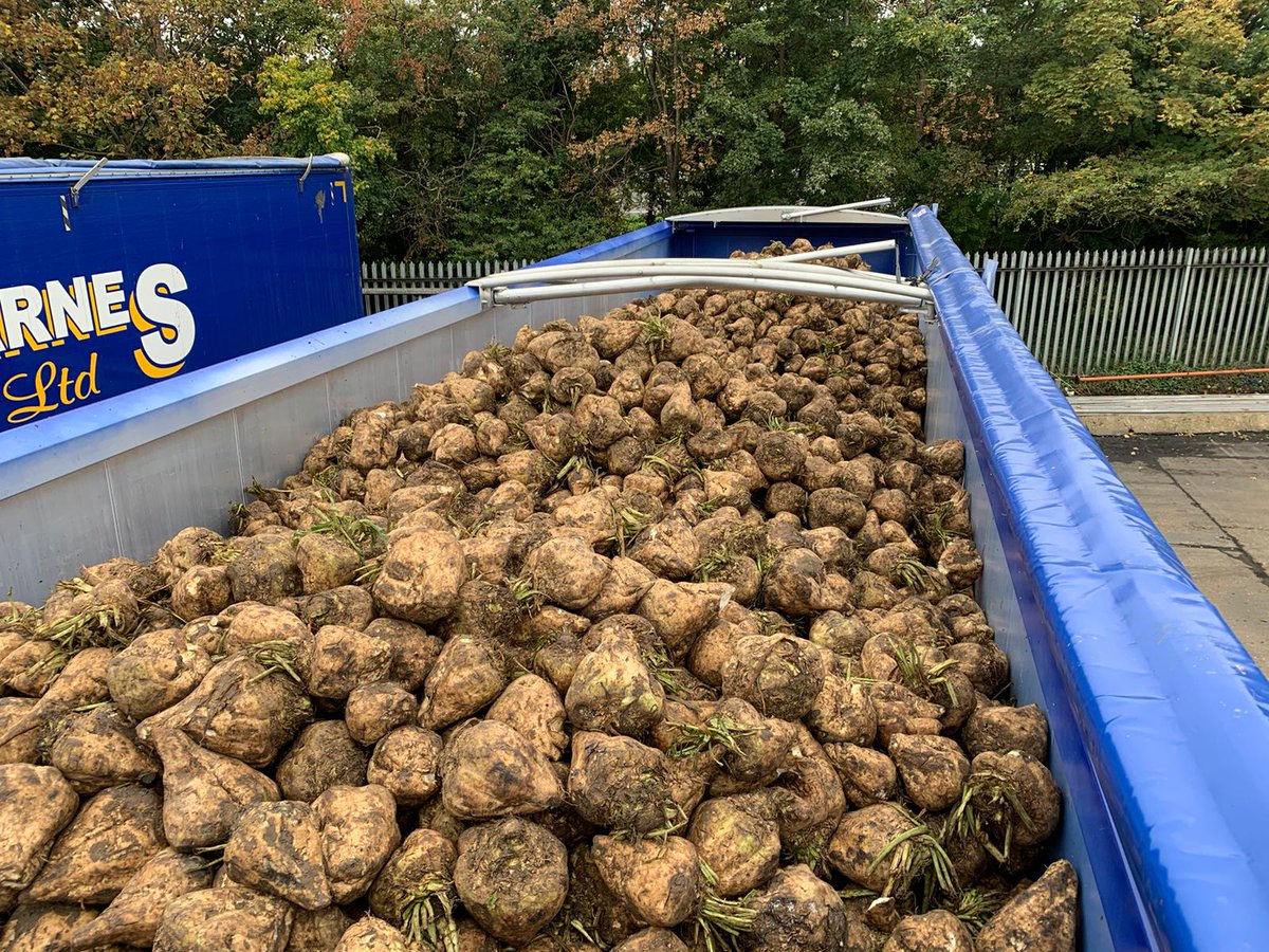 We're loaded up and on our way. A huge thank you to <a href="/RogerWarnes/">RogerWarnesTransport</a> and <a href="/BritishSugar/">British Sugar</a> for your support. #NationalLorryWeek
