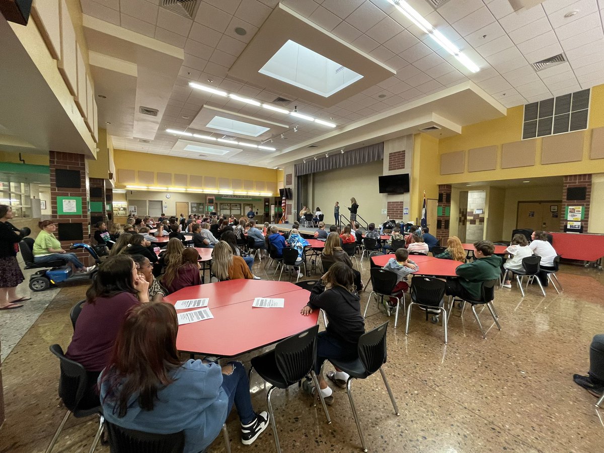 LMS_AP22's tweet photo. Full house for drama club performances this morning! Huge shoutout to Mrs. Russell and her students! #LMS #EverySaberEveryDay #JustBeCool https://t.co/OGwO5w4K2e