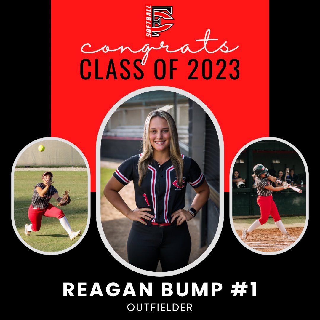 fchs_softball's tweet photo. SENIOR SPOTLIGHT- @reaganbumpp has been a varsity softball player for 4 years. Her favorite FCHS memory was being crowned homecoming queen. Her favorite softball memory is making it to the sweet 16. After graduating, Reagan plans on attending college to study law or fashion! https://t.co/K8RDI9FkIx