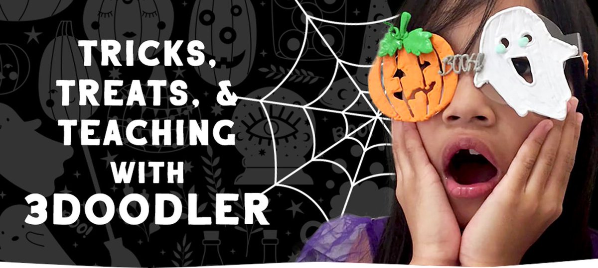 pitscoed's tweet photo. Bring creativity and the spooky szn to life with #3Doodler! 🎃👻

This month, get students #3DPrinting with 🔟% off 3Doodler Packs using code: TREAT10
Seriously, no tricks just treats. 
PLUS – get entered to win a 3Doodler Learning Pack of your choice. 🤞
https://t.co/1G2ahUOM88 https://t.co/JalSk5cBt4