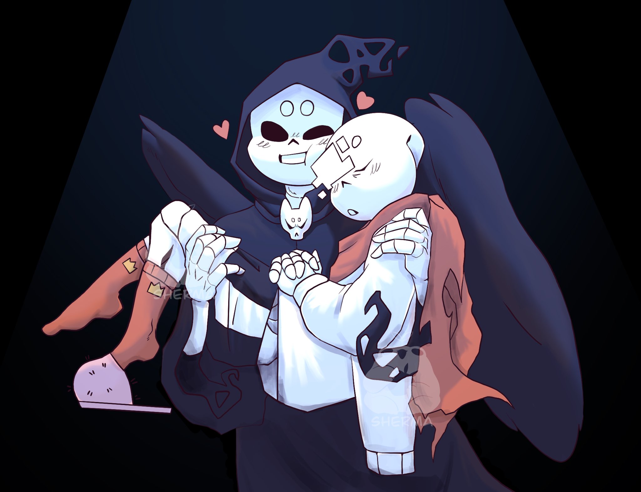 The Wolf Fell In Love With The Dead- Reaper!Sans by