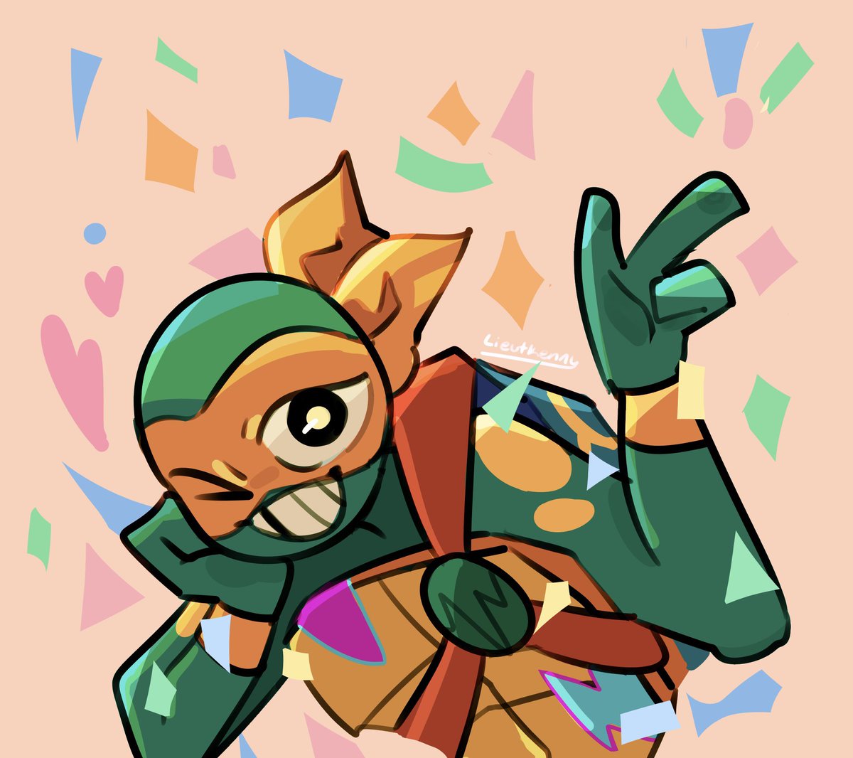 「Look at Mikey! #rottmnt 」|Kenのイラスト