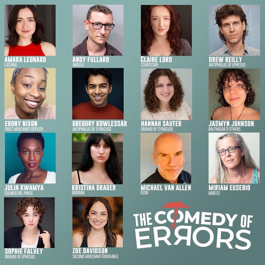 GPbrooklyn's tweet photo. THE COMEDY OF ERRORS by William Shakespeare 
Oct. 8-23

Meet the cast!

One of Shakespeare's early plays, it is one of his most farcical comedies, featuring mistaken identity, slapstick humor, puns, and word play.

https://t.co/hSxBEk4hcB https://t.co/ebeoeMLpQ7