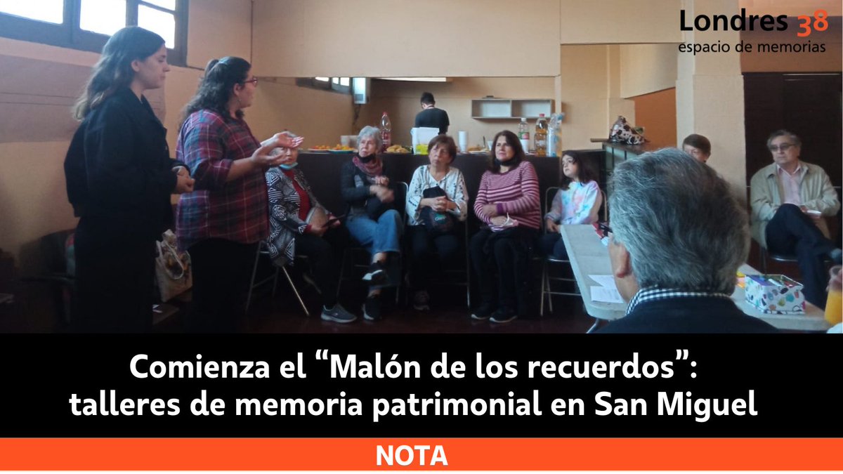Londres_38's tweet photo. #NOTA | El jueves 29 octubre, se vivió en #Madeco la primera de las jornadas de talleres de memoria de #Londres38 en #SanMiguel, donde las y los vecinos reconstruyeron la historia de su barrio, a partir de sus vivencias y anécdotas.
🔴 Sigue leyendo aquí: https://t.co/5bIdhgMBdG https://t.co/zD1ia1Ytma