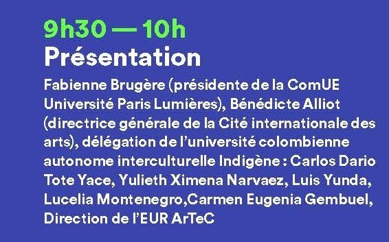 EURArTeC's tweet photo. #délégation #UAIIN
Mardi 4 octobre
ArTeC, les universités @UnivParis8 @UParisNanterre &amp; @citedesarts reçoivent cette semaine une délégation colombienne afin de concrétiser un partenariat. Retrouvez les lors des Rencontres ArTeC mercredi 5 à l'ouverture &amp; jeudi 6 de 18h30 à 19h ⤵️ https://t.co/TsZdiRFwoM