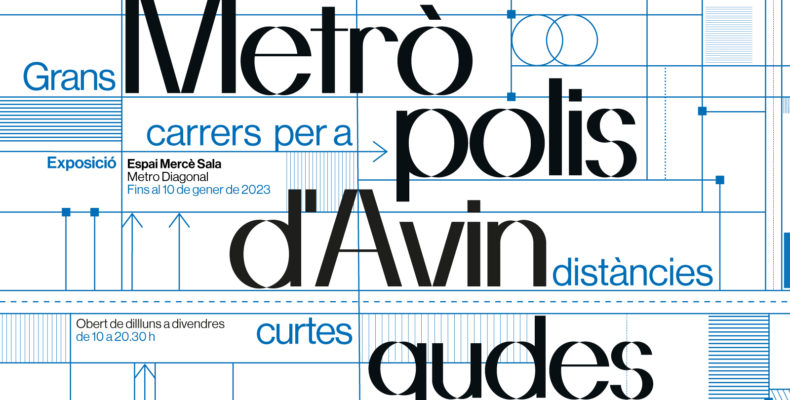 L’AMB ens proposa l’exposició “Metròpolis d’avingudes” a l’Espai Mercè Sala de TMB amb l’objectiu d’explicar el concepte d’avingudes metropolitanes que proposa el Pla director urbanístic metropolità, a partir dels resultats del concurs d’idees Nusos i Cruïlles.