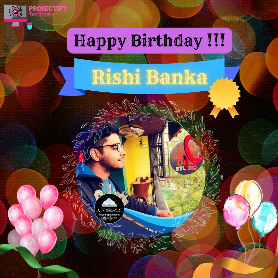 Projectify_Tech's tweet image. Very happy birthday to our Clients and Support manager , our CCO Rishi Banka 😃🎂❤️
A crucial key player who has been excelling in his assigned work and helped us scale up by 60% in our second year 😃
Many happy returns of the day