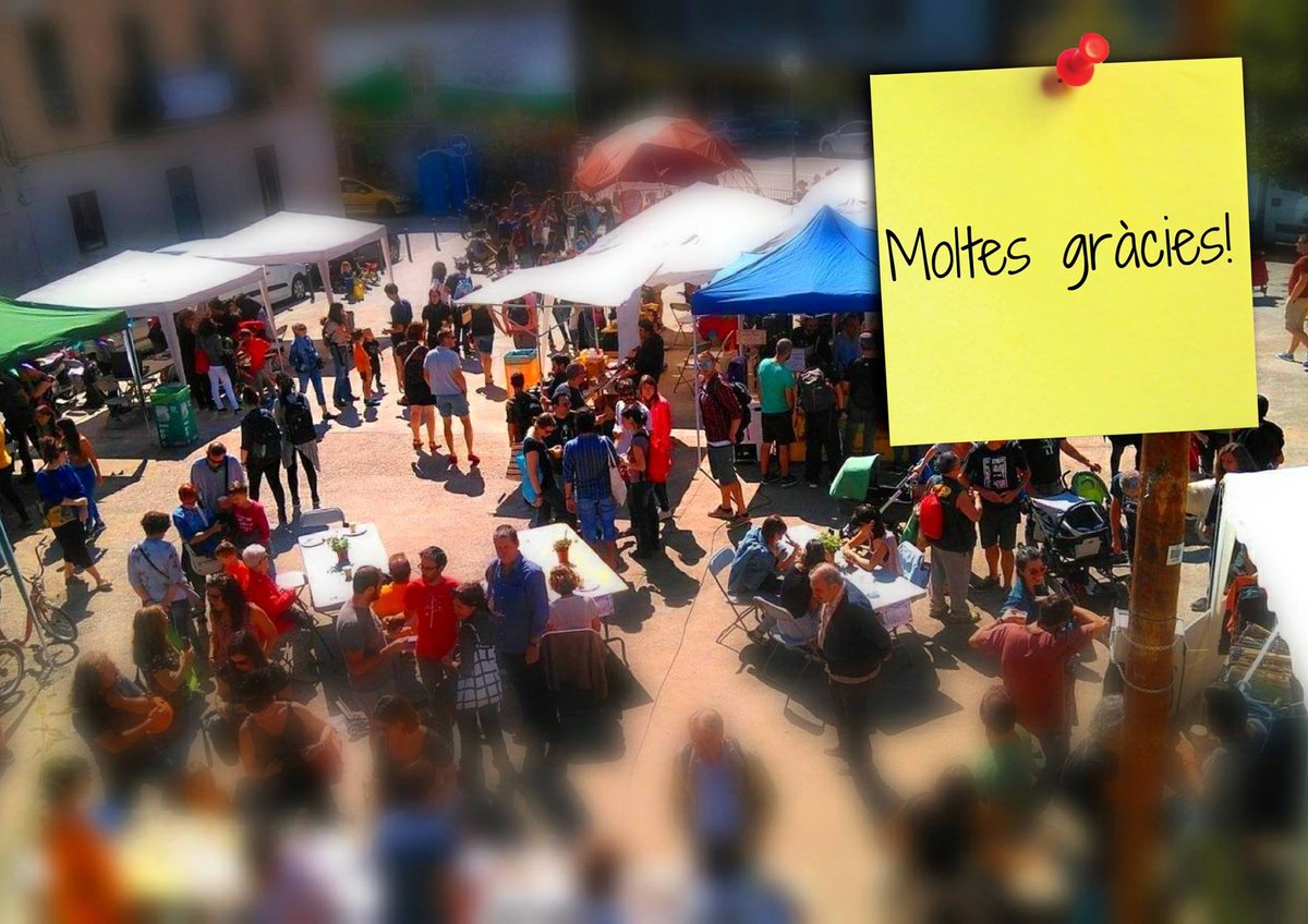 A #Vallcarca, les propostes i els projectes que mantenen vives les idees i valors que hem celebrat a cada mercat segueixen més vives, més fortes i més arrelades que mai💚!