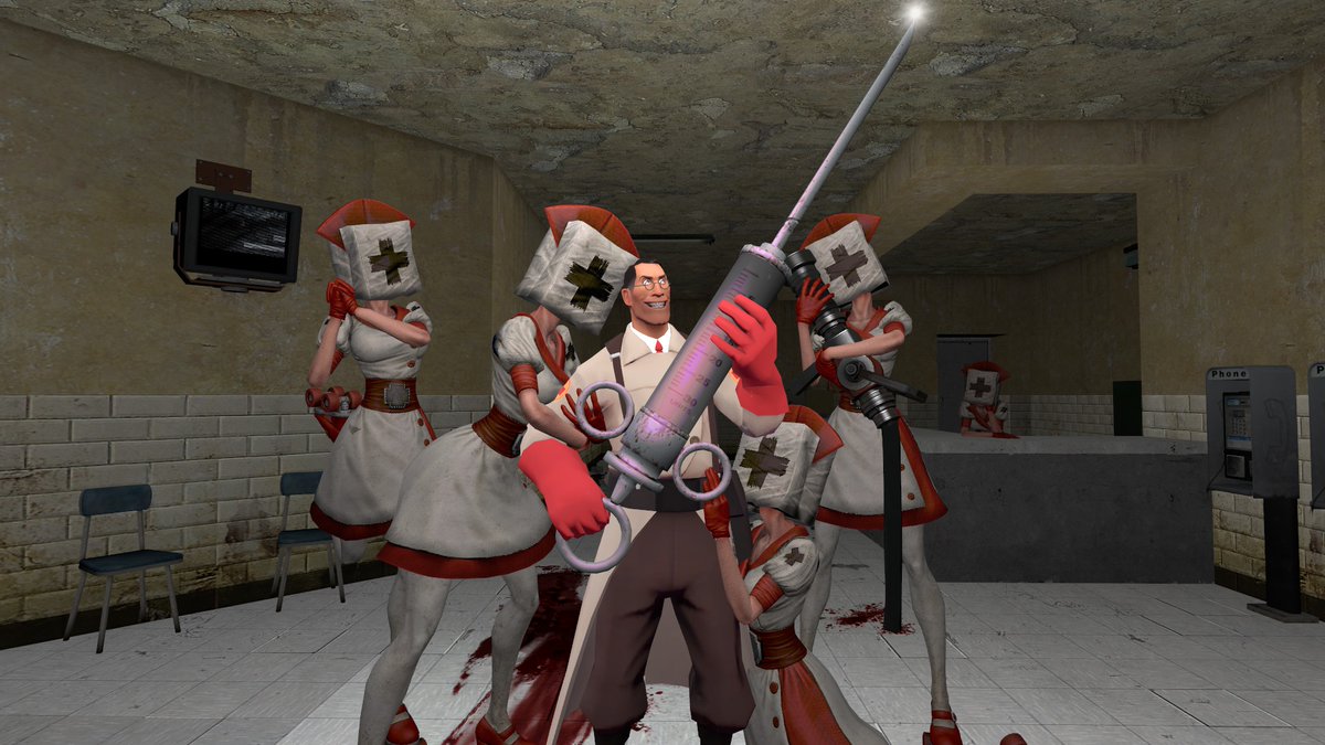 Crazycolors1248's tweet photo. Medic and Reaper Nurses
It's a match made in coding.
#Medic #ReaperNurses #TeamFortress2 #DarkDeception https://t.co/ENidSq7Zif