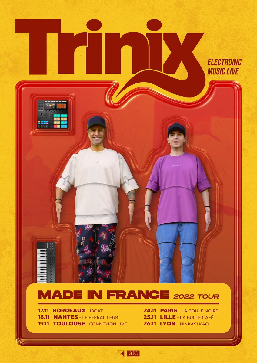 La tournée va être incroyable 🔥
Paris, Nantes, Lyon déjà complet 😮‍💨