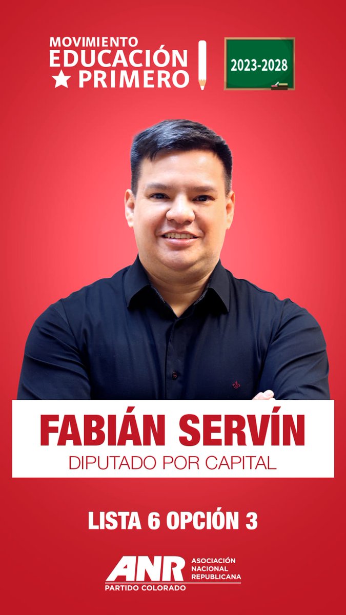 borbummgb's tweet photo. @encuestas2023 @DiputadosPy @FRepublicanaPy @PrensaHonor @EspinolaEspnol1 @JuanGrassiPy @fabianser @raulatorre 👏👏👏👏👏 https://t.co/3JmQRmDwGY
