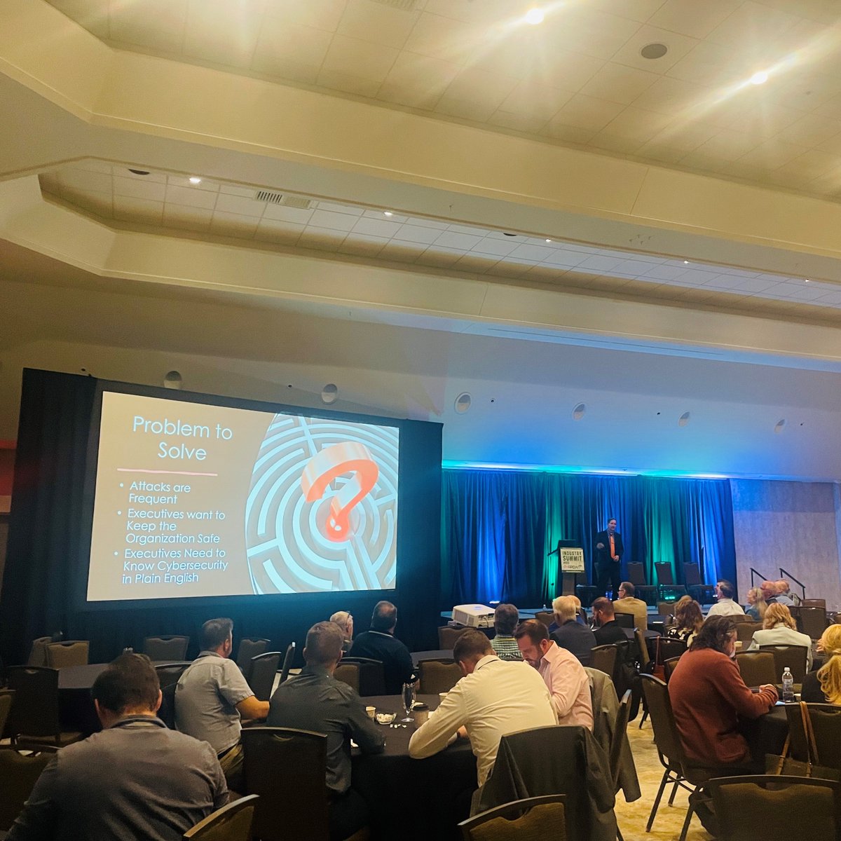ESAMember's tweet photo. The #IndustrySummit2022 has been filled with quality sessions this morning including; valuable cybersecurity knowledge from Mike Foster, strategic pricing tips from David Bauders, and a panel of industry peers sharing insights on increasing profitability! 📈

#SummitintheSnow https://t.co/JMnMm23Rsh