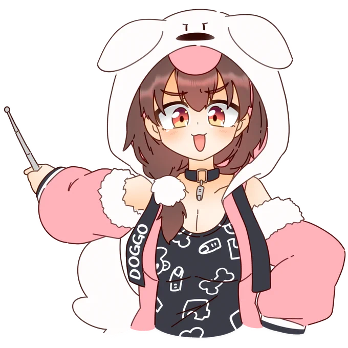 白抜きと透過#できたてころね 