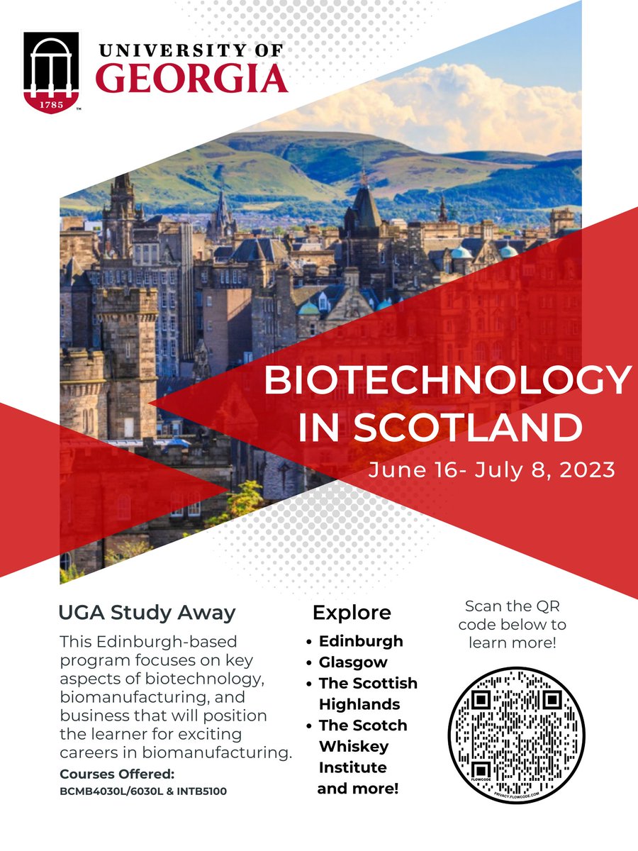 Bioexpression & Fermentation Facility (@bff_uga) on Twitter photo Interested in biotechnology and want to travel to Scotland? Visit studyaway.uga.edu/index.cfm?Fuse… to learn more! #ugastudyabroad <a href="/UGAStudyAbroad/">UGA Study Abroad</a> Interested in biotechnology and want to travel to Scotland? Visit studyaway.uga.edu/index.cfm?Fuse… to learn more! #ugastudyabroad <a href="/UGAStudyAbroad/">UGA Study Abroad</a>