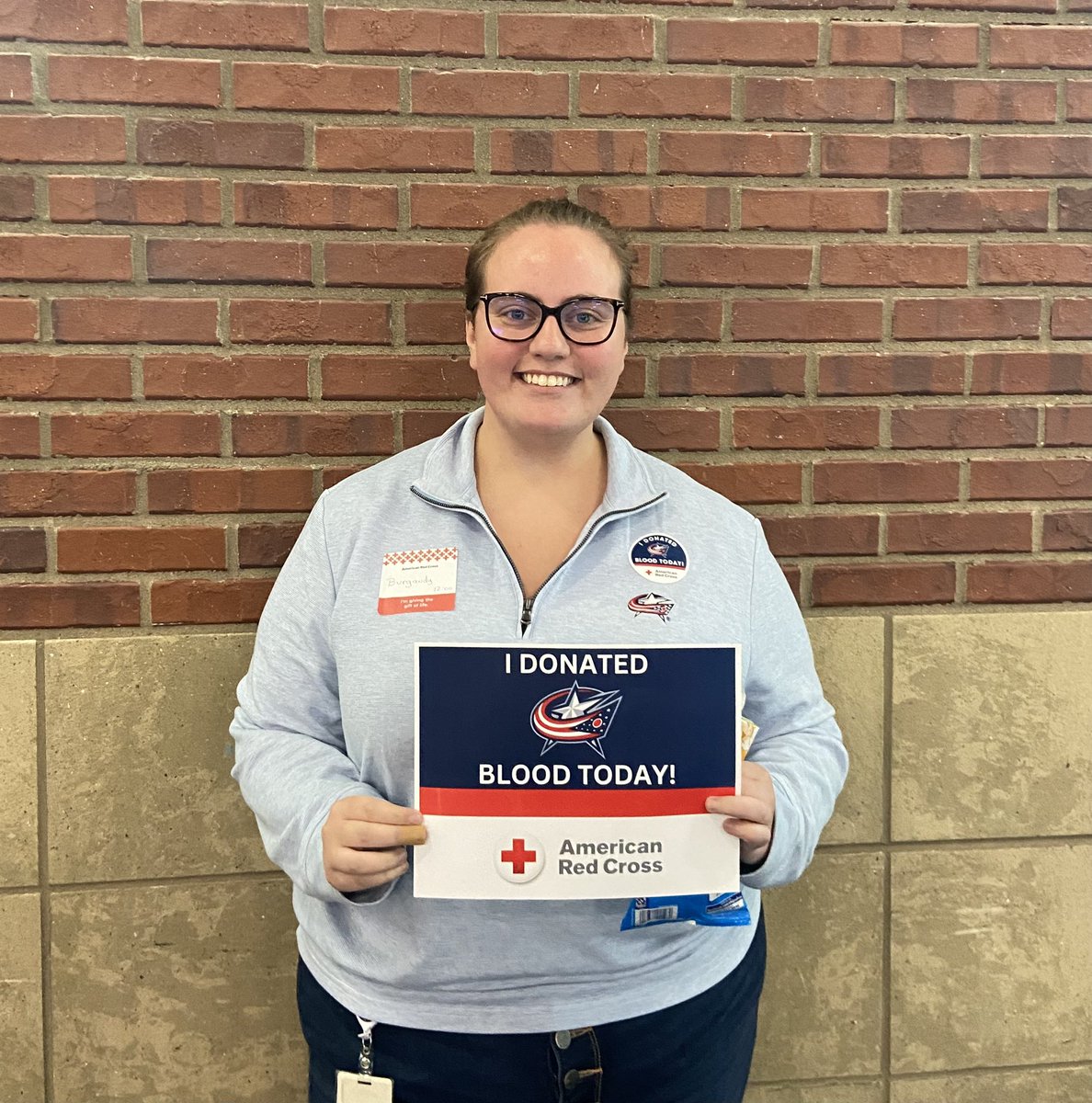 ARCcsor's tweet photo. THANK YOU to everyone that donated at our @CBJGivesBack blood drive at Nationwide Arena last week! With a 60 unit goal we collected 74 units, including donations from CBJ staff! Visit https://t.co/Eg9FSF387P and use sponsor code CBJGivesBack to sign up for our next CBJ drive! https://t.co/QJXZkP0dkx