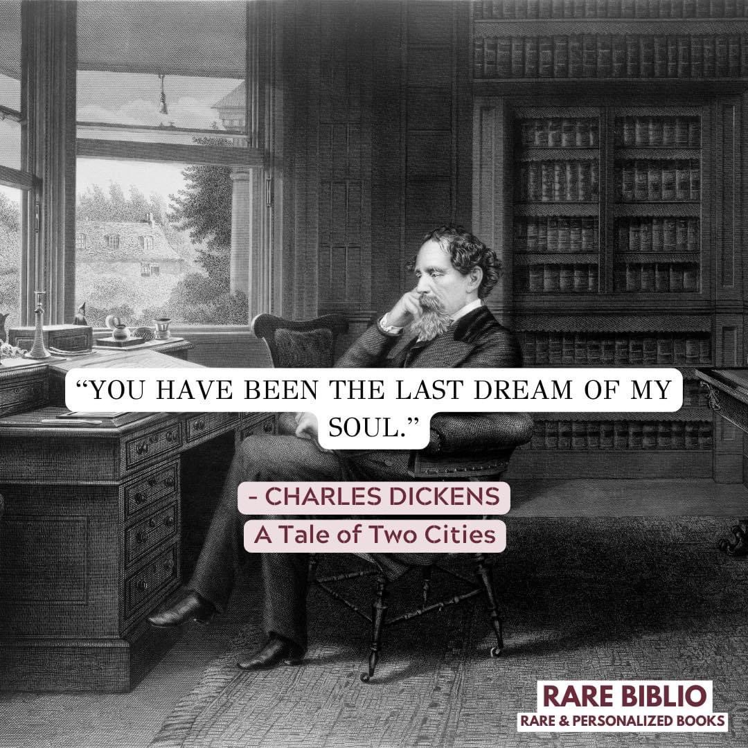 RareBiblio's tweet photo. Quote of the day ✍️
.
.
.
.
.
#quoteoftheday #charlesdickens #ATaleOfTwoCities #everydayquotes #strongquotes #motivationalquotes https://t.co/OYf75dYjb9